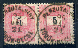 TÖRÖKBECSE 5Kr Pár, Szép  Pénzutalvány Bélyegzés - Used Stamps