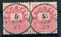 VENCSELLŐ  5Kr Pár Szép Bélyegzés - Used Stamps