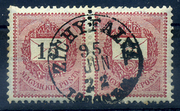 ZICHYFALVA 15Kr Pár  Bélyegzés - Used Stamps