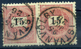 ISTVÁNVÖLGY 15Kr Pár  Bélyegzés - Used Stamps