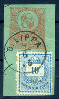 B. LIPPA  Utalvány Kivágás, Szép Bélyegzés , Vegyes Bérmentesítés - Used Stamps