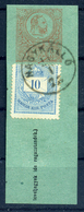 NAGYKÁLLÓ  Utalvány Kivágás, Szép Bélyegzés , Vegyes Bérmentesítés - Used Stamps