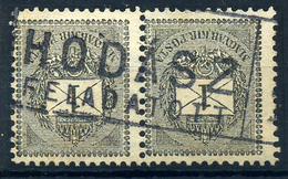 HODÁSZ 1Kr Pár Szép Bélyegzés - Used Stamps