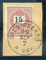ÖREGCSERTŐ P.u. 15Kr Bélyegzés - Used Stamps
