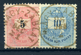 NAGYZÁBLAT / Záblatie 5+10Kr  Szép Bélyegzés - Used Stamps