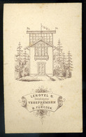 VESZPRÉM 1875-80. Lengyel S.  : Ismeretlen Férfiak , Visit Fotó, Műtermes Verso - Andere & Zonder Classificatie