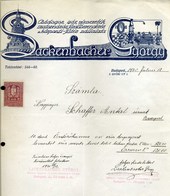 BUDAPEST 1930. Sackenbacher György , Fejléces,céges Számla. I. Győri út - Unclassified