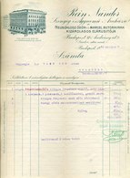 BUDAPEST 1912. Rein Nándor, Szőnyeg és Ágynemű Fejléces,céges Számla - Ohne Zuordnung