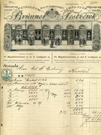 BUDAPEST 1893.  Brünner Testvérek, Petróleum Lámpa Gyár ,fejléces,céges Számla - Zonder Classificatie