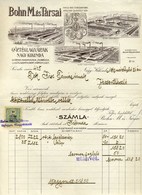 NAGYKIKINDA 1910. Bohn M és Társai Gőztéglagyár Fejléces, Céges Számla - Ohne Zuordnung