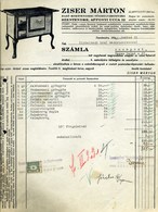 SZENTENDRE 1949. Ziser Márton, Tűzhelygyár Gyáros, Fejléces , Céges Számla - Non Classés