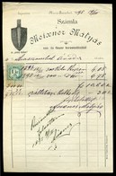 MURASZOMBAT 1895. Meixner Mátyás , Fejléces , Céges Számla - Ohne Zuordnung