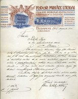BUDAPEST 1905. Fodor Mihály Utódai, Fejléces , Céges Levél - Non Classificati