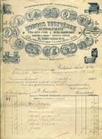 BUDAPEST 1910. Boross Testvérek , Fémáru Gyár  Fejléces, Céges Számla - Zonder Classificatie