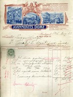 BUDAPEST 1916. Joannovits Döme  Fejléces, Céges Számla - Zonder Classificatie