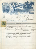 KASSA 1912. Jakobovits , Fejléces, Céges Számla - Non Classificati