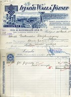 BUDAPEST 1915. Ifjabb Walla József, Fejléces, Céges Számla - Ohne Zuordnung