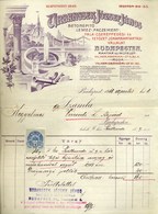 BUDAPEST 1918. Urbancsek János , VII Amerikai út, Fejléces,céges Számla - Non Classificati