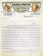 BUDAPEST 1934. Hahn és Preys Papírkárpit Gyár Fejléces Céges Levél - Ohne Zuordnung