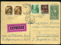 BUDAPEST 1935. Expressz, Kiegészített Inflációs, Helyi Levlap - Lettres & Documents