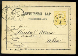 IVANIC 1872. . Díjjegyes Levlap, Szép Bélyegzéssel  /  Stationery P.card Nice Pmk - Gebraucht