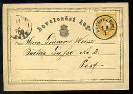 LENGYELTÓTI 1870. Díjjegyes Levlap, Szép Bélyegzéssel  /  Stationery P.card Nice Pmk - Gebraucht