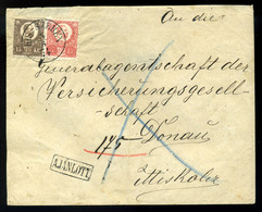 KISSZEBEN / Sabinov 1874. 2. Súlyf. Ajánlott Levél 15Kr+5Kr-ral Miskolcra Küldve, Dekoratív, Ritka Darab! - Used Stamps