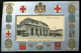 OLASZORSZÁG Milano Litho Képeslap 1911.  /  ITALY Litho Vintage Pic. P.card - Other & Unclassified