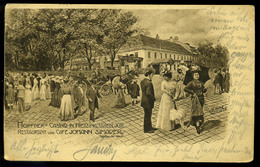 AUSZTRIA WIEN Hopfner Casino Litho Képeslap 1900.  /  Litho Vintage Pic. P.card - Sonstige & Ohne Zuordnung