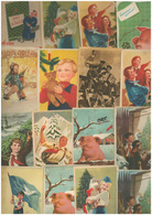 SZOCREÁL TÉTEL 32 Db Képeslap , Jó állapotban  /   SOCIALISM BUNDLE 32 Vintage Pic. P.cards - Hongrie