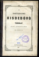 ESZTERGOM / Az Esztergomi Kisdedóvó Társulat Első Közgyűlése 1865. 23l - Ohne Zuordnung