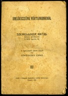 SZEGED 1923. Emlékezzünk Vértanuinkról , Szekelliker Antal 15l - Ohne Zuordnung