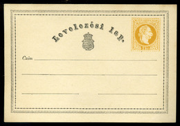 Használatlan, Nagyon Szép 2Kr-os Díjjegyes Levelezőlap (A Világ Első Levelezőlapja)  /  Unused Nice 2 Kr Stationery Card - Entiers Postaux