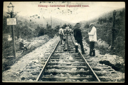 Hátszeg-Karánsebes Fogaskerekű Vasút , Régi Képeslap 1908.  /  Rack Rail Vintage Pic. P.card - Ungarn