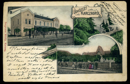 KARCAG 1902. Pályaudvar, Régi Képeslap  /  Train Station Vintage Pic. P.card - Ungarn