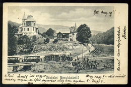 MENYHÁZA 1902. Vasút, Régi Képeslap /  Rail Vintage Pic. P.card - Ungarn