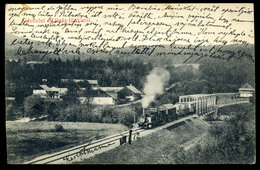 MÁLNÁSFÜRDŐ 1909. Vasút, Régi Képeslap   /  Rail Vintage Pic. P.card - Hongrie