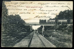 NYÍREGYHÁZA Sóstó Vasút, Régi Képeslap 1911.  /  Train Vintage Pic. P.card - Hongrie