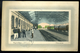 NAGYKANIZSA 1915. Pályaudvar, Régi Képeslap  /  Train Station Vintage Pic. P.card - Hongarije