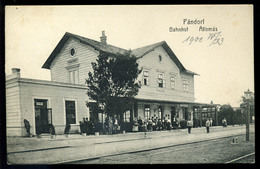 PÁNDORF / PÁNDORFALU 1909. Állomás,  Régi Képeslap  /  Station Vintage Pic. P.card - Hongrie