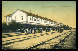 SÁTORALJAÚJHELY 1929. Pályaudvar, Régi Képeslap  /  Train Station Vintage Pic. P.card - Hungary