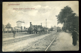 SZÉKELYKOCSÁRD 1911. Vasútállomás, Régi  Képeslap  /  Train Station Vintage Pic. P.card - Used Stamps