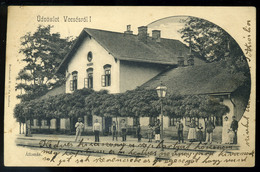 VECSÉS 1904.  Vasútállomás, Régi Képeslap  /  Train Station Vintage Pic. P.card - Gebraucht