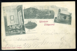 VILÁGOS 1899. Régi Képeslap  /  Vintage Pic. P.card - Used Stamps