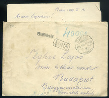 BÉKÉS 1946. Levél Kp Bérmentesítéssel Budapestre Küldve - Lettres & Documents