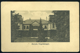 BERCEL 1928. Kastély Régi Képeslap  /  Castle Vintage Pic. P.card - Hungría