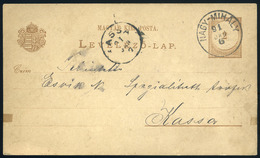 NAGYMIHÁLY 1891. Díjjegyes Levlap Szép Bélyegzéssel /  1891 Stationery P.card Nice Pmk - Gebraucht