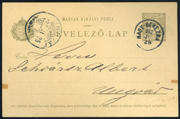 NAGYBEREZNA 1912. Díjjegyes Levlap, Szép Bélyegzéssel Ungvárra Küldve  /  1912  Stationery P.card Nice Pmk To Ungvár - Used Stamps