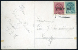 KISAPOSTAG 1941. Képeslap, Postaügynökségi Bélyegzéssel  /  Pic. P.card Postal Agency Pmk - Briefe U. Dokumente