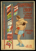 SPORT Birkózás, 1931. Prága, Európa Bajnokság, Dekoratív Cseh Nyelvű 136 Oldalas Kiadvány - Slav Languages